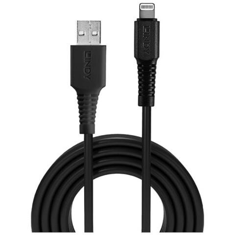 Cavo Usb A Lightning Nero 1m - Foto 1