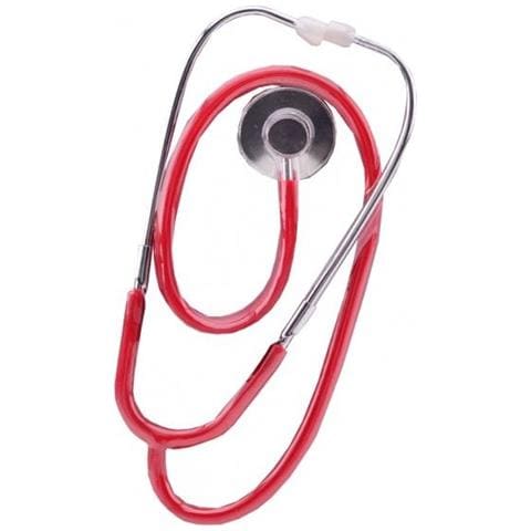 Stetoscopio Medico In Metallo Rosso - Foto 1