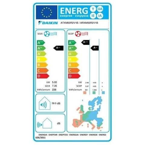 Condizionatore Fisso Monosplit WallmountedATXM50R Potenza 18000 BTU /H Classe A+++ /A++ Inverter e Wi-Fi - Foto 2