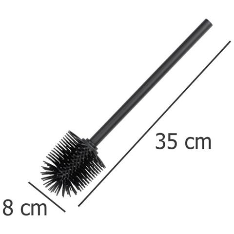 Spazzola In Silicone Wc, Ø 8 Cm, Nero, Venko - Foto 3