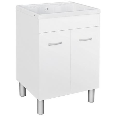 Lavatoio 45x50 Cm H 90 In Nobilitato Con Vasca In Abs - Foto 1