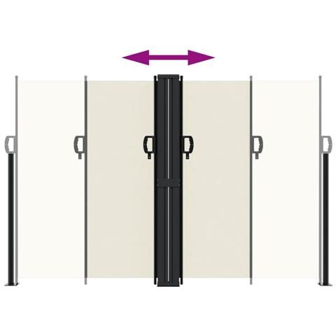 Tenda da Sole Laterale Retrattile Crema 160x1200 cm - Foto 10