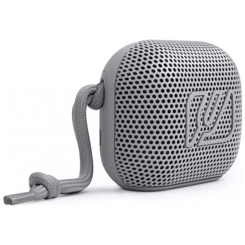 Speaker Portatile Premium Bass Boost Bluetooth Ipx4 Con Cordino, Grigio - Foto 1