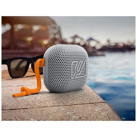 Speaker Portatile Premium Bass Boost Bluetooth Ipx4 Con Cordino, Grigio - Foto 4