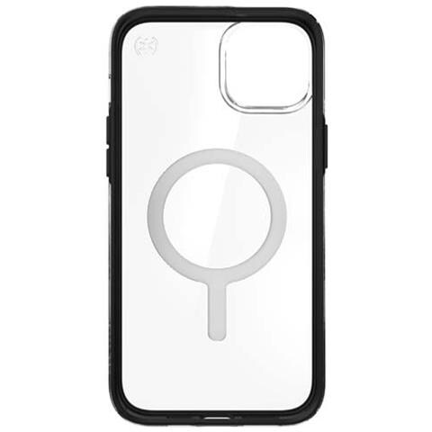 Cover Per Iphone 14 Plus / 15 Plus Magsafe Presidio Perfect Clear Geo, Nero Transparente - Foto 1