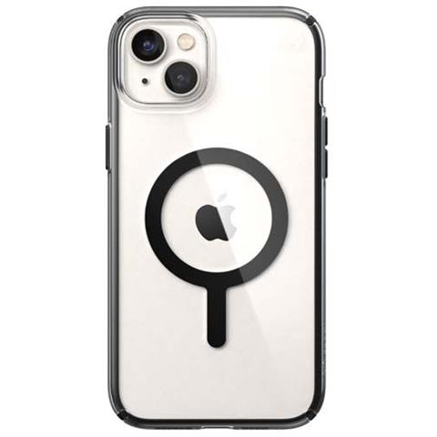 Cover Per Iphone 14 Plus / 15 Plus Magsafe Presidio Perfect Clear Geo, Nero Transparente - Foto 2