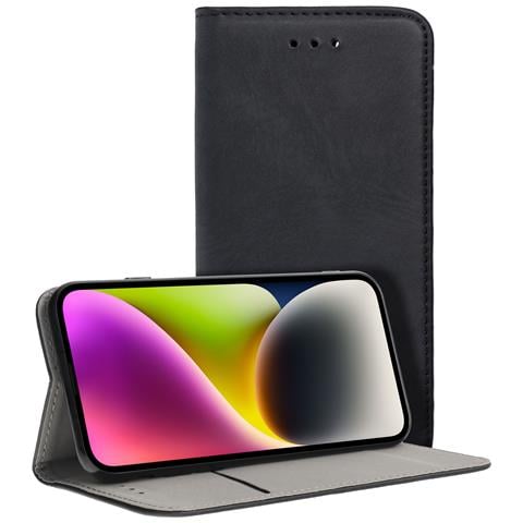 Custodia A Libro Smart Pocket Case In Pelle Per Xiaomi Redmi Note 13 Pro 4g Black - Foto 1