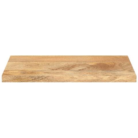 Piano Per Tavolo 60x40x2,5 Cm Rettangolare Legno Massello Mango - Foto 3