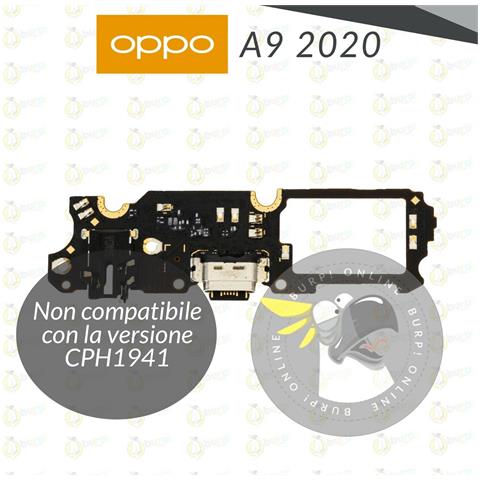 Dock Oppo A9 2020 Cph1937 Cph1939 Connettore Carica Microfono Vibrazione Pari A Originale - Foto 1