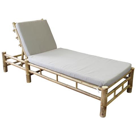 Sunset - Lettino Da Giardino In Bamboo - Foto 1