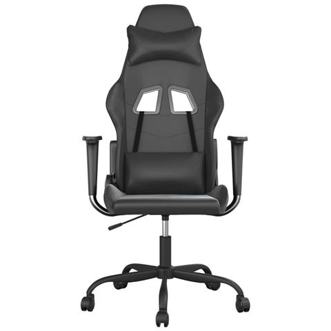 Sedia da Gaming Nera in Similpelle - Foto 10