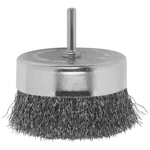 Spazzola A Tazza Con Filo Metallico 80 Mm - Foto 1