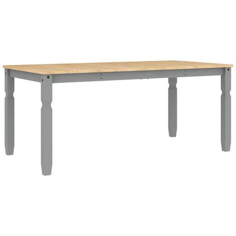 Tavolo Da Pranzo Corona 180x90x75 Cm In Legno Massello Di Pino - Foto 2