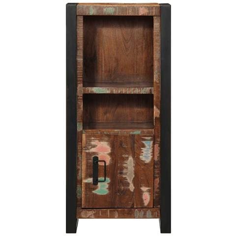 Mobile Da Bagno 40x30x90 Cm In Legno Massello Di Recupero - Foto 3