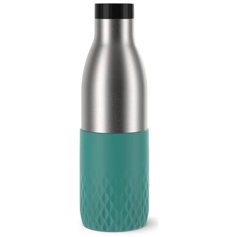 Bludrop Sleeve N3111200 Borraccia Uso Quotidiano 700 Ml Acciaio Inossidabile Verde, Acciaio Inossidabile - Foto 1