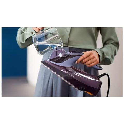 Ferro da Stiro a Vapore Seri 8000 DST8021/30 Capacità 0.3 Litri Potenza 3000 Watt Colore Viola - Foto 4