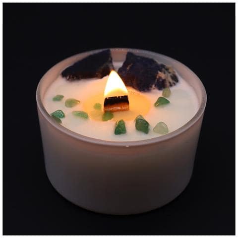 Chakra Della Gola - Candela Di Cristallo - Foto 8