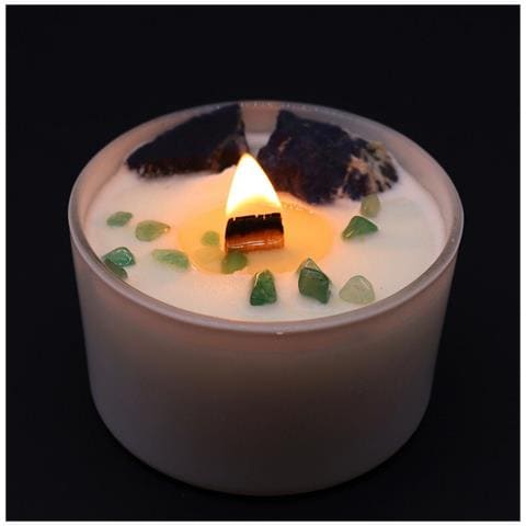 Candela Di Soia Cristallo Chakra Della Gola - Foto 3
