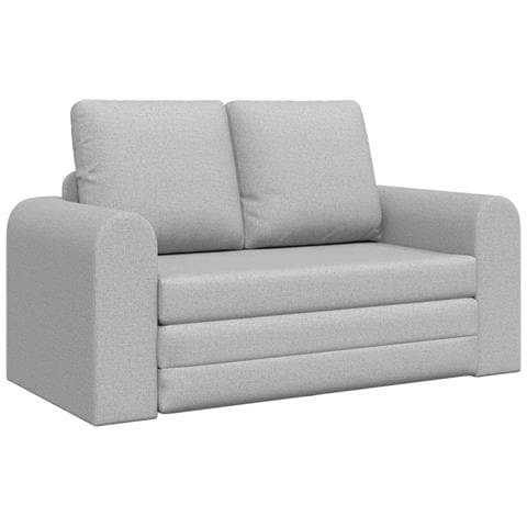Divano Letto 2-in-1 Grigio Nuvola 148x71x83 cm Tessuto - Foto 1