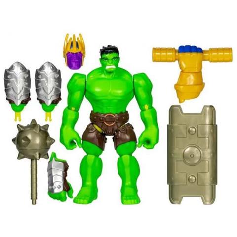 Mixmashers Marvel Avengers, Action Figure Deluxe Hulk Personalizzabile Da Abbinare E Combinare Con Gli Accessori - Foto 2