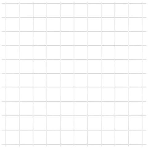 Recinzione in Rete Saldato di con 7 Pali Flangiati 0.6x10 m Acciaio Zincato - Foto 9