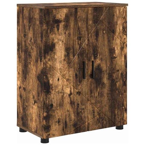Mobile da Bagno Rovere fumo 60 x 35 x 80 cm Legno multistrato - Foto 1