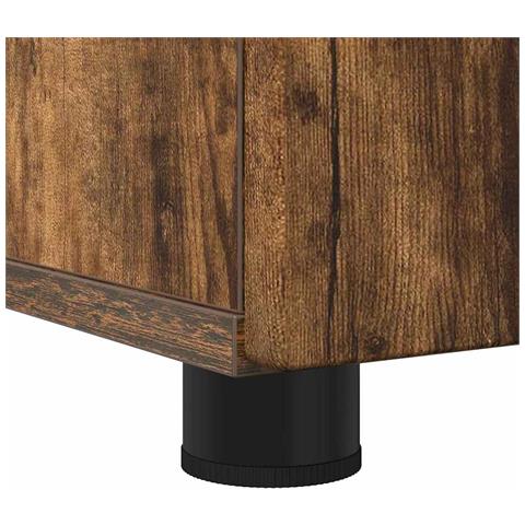 Mobile da Bagno Rovere fumo 60 x 35 x 80 cm Legno multistrato - Foto 9