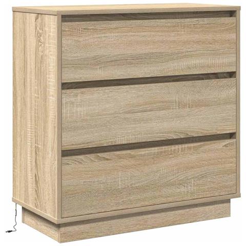 Armadio da Notte con cassetto rovere sonoma 71 x 34.5 x 75 cm - Foto 1