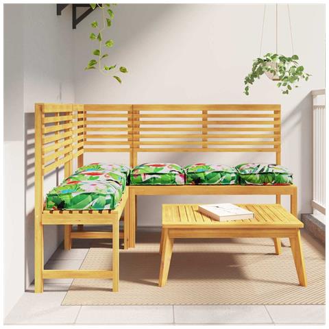 Cuscino per seduta pallet 6 pcs Multicolore 40 x 40 x 8 cm - Foto 2
