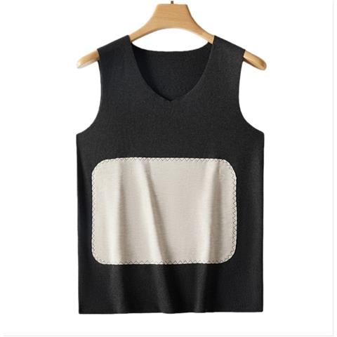 Gilet Termico Da Uomo In Lana E Seta - Calore E Comfort Black Xl - Foto 1