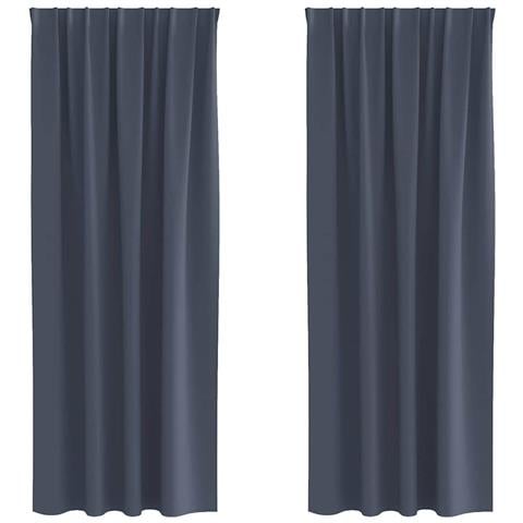 Tende con tende 2 pcs Antracite Poliestere - Foto 1