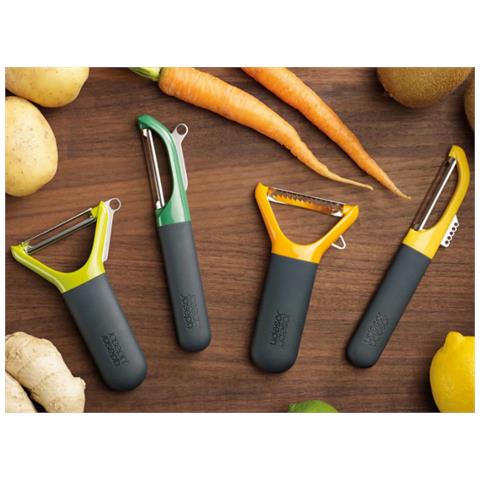 Pelapatate Dritto Verde Scuro Multi Peel In Acciaio Inox Design Ergonomico Ideale Per Frutta E Verdura Facile Da Usare Colore Verde Scuro - Foto 3