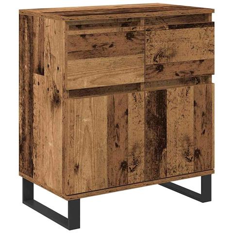 Credenza con cassetto Legno vecchio 60 x 35 x 70 cm - Foto 1