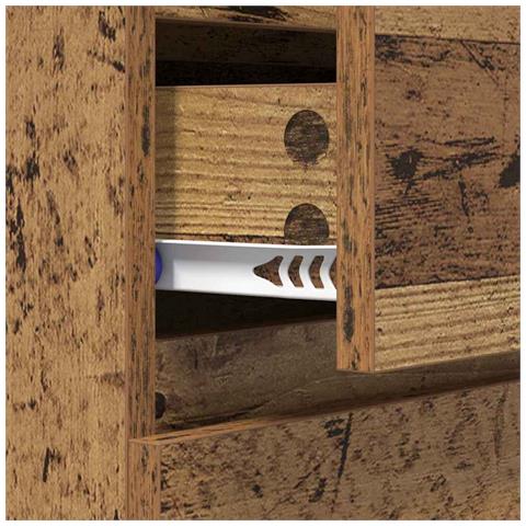 Credenza con cassetto Legno vecchio 60 x 35 x 70 cm - Foto 9