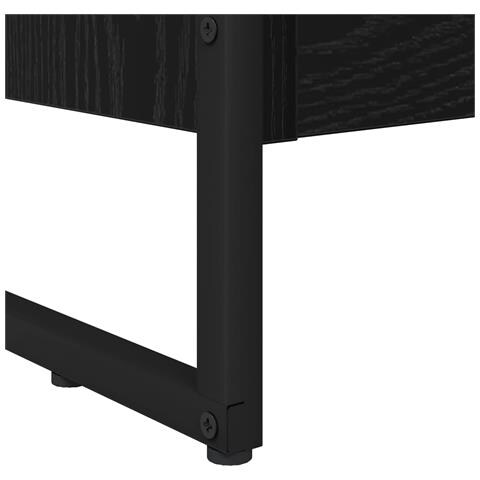 Armadio per Libri Rovere Nero 80 x 30 x 155 cm - Foto 9