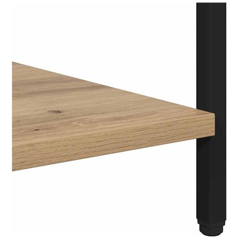 Comodino rovere artigianale 40 x 40 x 50 cm Legno multistrato - Foto 9