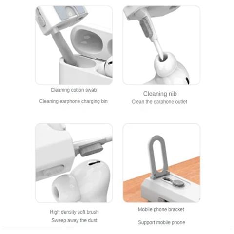 8 In 1 Kit Pulizia Tastiera Pc Computer Laptop Spazzola Pulisci Schermo - Foto 3