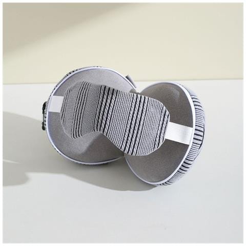 Cuscino Da Viaggio 2-in-1 A Forma Di U E Maschera Per Gli Occhi - Perfetto Per Viaggi E Pisolini - Foto 2