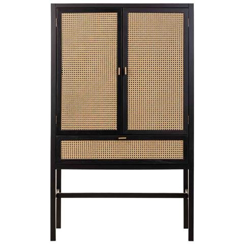 Mobile In Legno Nero E Rete 97x47x167h - Foto 2