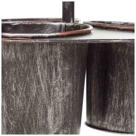 Ombrellone Fioriera In Metallo 32,5x32,5x49h - Foto 6