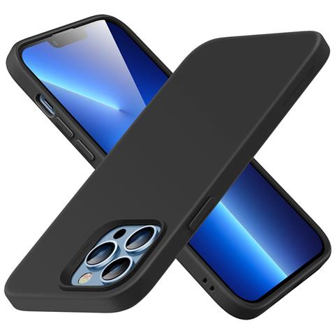 Cover per iPhone 13 Pro - PC+Silicone, Nero, Anti-graffi - Foto 2
