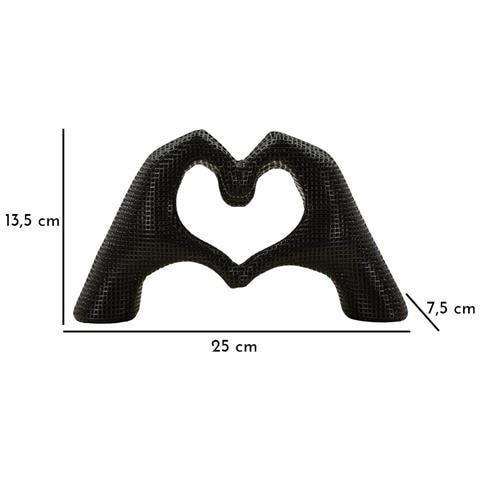 Scultura Lover In Resina Nera: Coppia Di Amanti - Foto 7