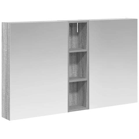 Set di Armadi da Bagno con lo scaffale 3 pcs 120 x 14,5 x 70 cm - Foto 1