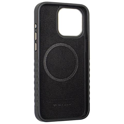 Custodia In Pelle Naturale Audi Con Magsafe, Per Iphone 15 Pro - Colori Nero E Rosso - Foto 1
