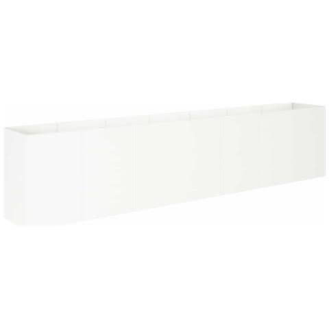 Vaso da giardino Bianco 280 x 40 x 60 cm - Foto 1