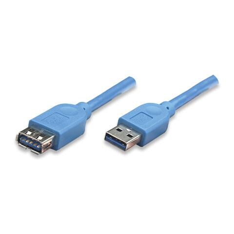 ICOC U3-AA-10-EX - Cavo Prolunga USB 3.0 A maschio / A femmina 1 m blu - Foto 2