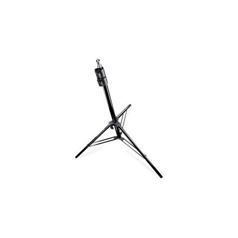 Treppiede Supporto Illuminazione Altezza Max 200 cm Nero 18266 - Foto 5