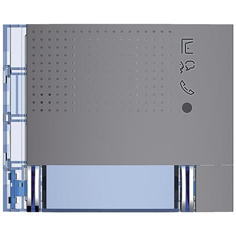 Frontale Modulo Fonico Evoluto 2 Pulsanti Su Colonna Doppia Finitura Allstreet - Foto 1