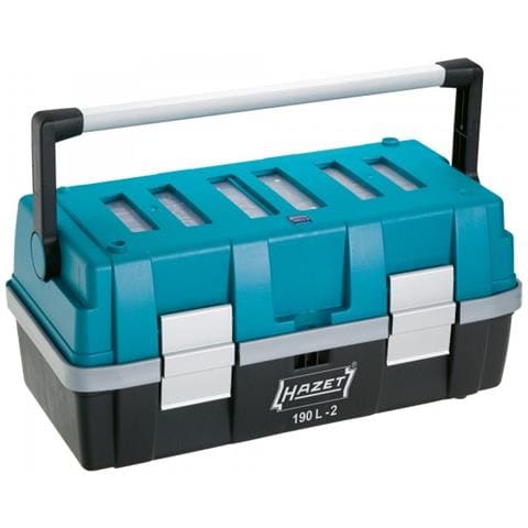 190L-2 Cassetta degli attrezzi Plastica Nero, Blu - Foto 1