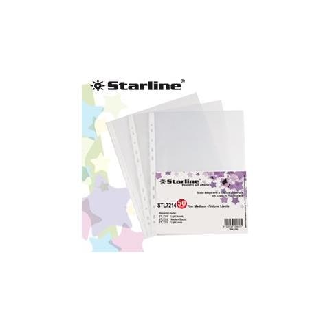STARLINE 50 buste forate 22x30 buccia light starline